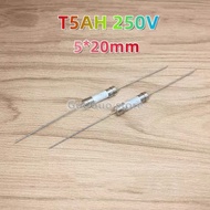 2pcs T5AH 250V Time Delay Slow Break Ceramic Fuse T5AH250V T5A 5*20mm New Original