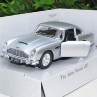KINSMART 12cm Diecast Car 1963 Aston Martin DB5 James Bond Goldfinger Silver Car (1/38)