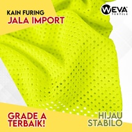 HIJAU Mesh Fabric Material Mesh Fabric Inner Mesh Jacket Green Stabilo