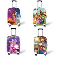 กระเป๋าเดินทางมีความยืดหยุ่นสูงพิมพ์ลาย Mario แบบ Mlop17ogcen มีเคสหนังสแปนเด็กซ์หนาฝาครอบกันฝุ่นกระเป๋าเดินทาง