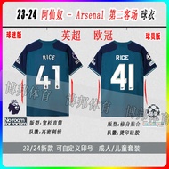 jersey lengan panjang plus size bola malaysia 23-24 sen na jersi sepak versi pemain dewasa/kanak-kanak Arsenal