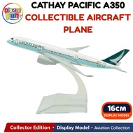 16cm Cathay Pacific Airbus A350 Diecast Aircraft Model Alloy Airplane Collectible Educational Toy Ki
