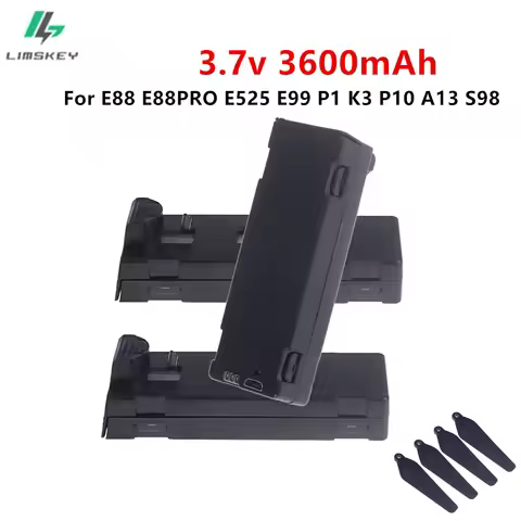 Upgrade 3.7V Drone Battery Accessory 3600mAh For E88 E88 PRO E99 PRO E525PRO Mini Uav Drone Battery 