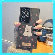 Rose West Highland Samsung A54/S24 Ultra Samsung Galaxy A52s Phone Case S25/S24/S23 Leather Texture 