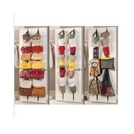 BAG RACK OVER DOOR STRAPS HANGER HANDBAGS CLOTHES ORGANIZER | Ferraline Mall