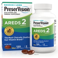 PreserVision AREDS 2 Eye Vitamin &amp; Mineral Supplement, Contains Lutein, Vitamin C, Zeaxanthin, Zinc &amp; Vitamin E