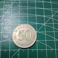 Syiling Lama Malaysia 50 sen 50 cent Coin 1979.