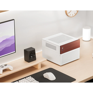 Jonsbo N4 white Case ITX M-ATX รองรับฮาร์ดไดรฟ์ NAS เซิร์ฟเวอร์
