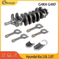 Engine Crankshaft Connecting Rods Bearings Kit Fit 2.0 T L L4 GAS G4KH G4KF For 08-16 Hyundai Kia Ge