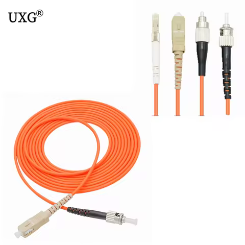 Optical Fiber Cable Multi-Mode Single core OM3 LC-LC LC-SC LC-ST LC-FC SC-SC SC-ST SC-FC FC-FC FC-ST
