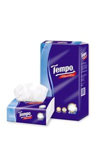 TEMPO 90抽4層天然無香抽取式纸面巾5 包1條
