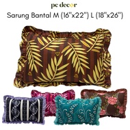 PCDECOR 1 Pc Pillow Case Comfortable Sarung Bantal Ropoh 18"x26" and 16"x22"