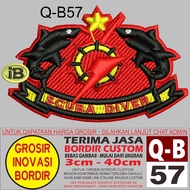 Q-B57 SCUBA DIVER LOGO EMBROIDERY PATCH - GIB REVIEW/TESTIMONI