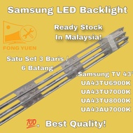 UA43TU6900AK / UA43TU7000AK / UA43TU8000AK / UA43AU7000AK SAMSUNG 43" LED TV BACKLIGHT (Brand New)