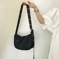 Trendy Black Shoulder Bag Underarm Ladies Sling Handbag beg murah beg tangan wanita beg moden BG810