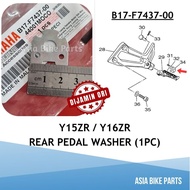 Yamaha Original Y15ZR V1 V2 / Y16ZR V1 V2 Rear Footrest Washer Special Pemijak Belakang - B17-F7437-