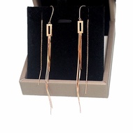 Russian Purple Gold Snake Bone Ear Line 585 Rose Gold Color Gold Female Style Purple Gold Purple Gol