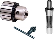 HHIP 9999-0023 3/4" JT3 Drill Chuck with R8 Arbor