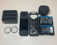 [觀塘實體店] 二手 Insta360 X4 (共2電+原廠充電器+鏡頭保護蓋+鏡頭保護蓋鏡) 行貨 *S72442* | Insta360 香港專門店