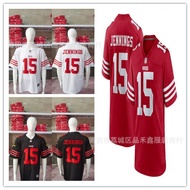 Stok tersedia, penghantaran cepat 49ers San Francisco 49ers 15 Jersi Ragbi NFL #         Sweater Lel