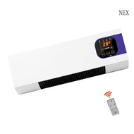 NEX Wall Heater Electric Space Heater Quick Heating Remote Control Household Heater for Bedroom Gara