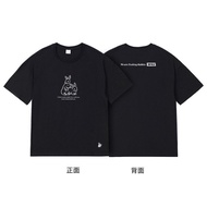 #FR2 IJWFU T-shirt Erotic Rabbit Male And Female Couple American Retro Short-sleeved T-shirt