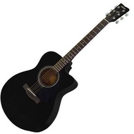 HITAM Yamaha Folk Acoustic Guitar FS 100c Black Free Softcase &amp; 2 Picks