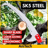6.5M Telescopic high branch shear saw handsaw gardening pruning gergaji dahan pokok Gardening Tool