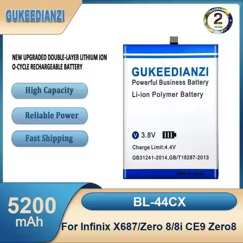 BL-44CX 5200mAh High Capacity Mobile Phone Battery For Infinix X687/Zero 8/8i CE9 Zero8