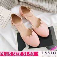 Plus Size Rounded Low Heel Shoe 31-44 45 46 47 48 49 50