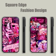 Casing For Redmi Note 9 9t 11 12 8 13 Pro Plus 4G 5G angel dust hazbin hotel BOO01 Phone Case Square