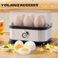 YOLA Smart Egg Cooker, Space Saving 200W Power Eggs Boiler,  Stainless Steel 6 Eggs Capacity Multi F