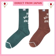 [New Balance] Socks Mid-Cuff 2P Socks (LAS43162) AS2 (Assorted Color 2) M