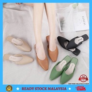 [Local Stock]Women Sandal Shoe Kasut Perempuan Flat heels Selipar wanita