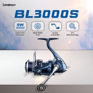 Spinning Fishing Reel Max Drag 5Kg Power Handle BL3000S Galatama Pond Saltwater Sea Ball Bearing 5+1