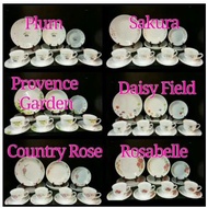💥Hot Item💥 20 Pcs Corelle Dinner Set (ORIGINAL CORELLE USA) / Set Pinggan Cawan Kaca Corelle