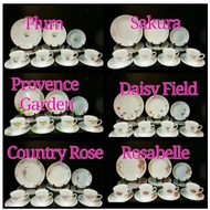 💥Hot Item💥 20 Pcs Corelle Dinner Set (ORIGINAL CORELLE USA) / Set Pinggan Cawan Kaca Corelle