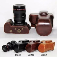Vintage PU Leather Camera Case Bag For Nikon D7000 D7100 D7200 Camera Bag Coffee Black Brown