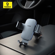 Baseus Metal Car Phone Holder for Car Air Vent Mount Phone Holder Stand for iPhone Samsung Metal Gravity Mobile Phone Holder