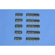 Electronics-Salon Thick Film Network Resistor Assortment Kit, Array Resistor, Bussed Type, 1/8W, SIP
