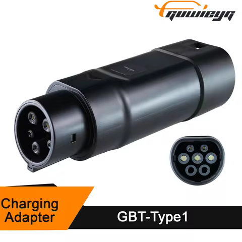 GUWIEYG EV Charger Adapter GBT charger To Type1 Car Adapter 32A 7kw GB/T Female Plug with Type 1 Con