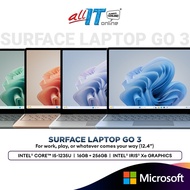 Microsoft Surface Laptop Go 3 12.4” PixelSense™ Display (Intel® Core™ i5-1235U | 16GB + 256GB | Intel Iris Xe Graphics)