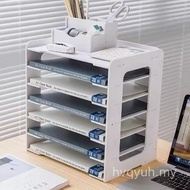 Multi-Layer Data Rack Shelf Storage Desktop a4 File Rack Multi-Layer File Rack Storage Rack Folder