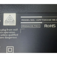 Part tv Philip 43in 43PFT5853/68