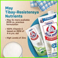◞ ◩ ⚽ Bear Brand Sterilized UHT Milk 1L - Pack Of 3