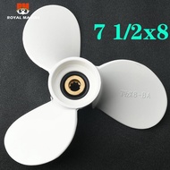 6E0-45941-01-EL Aluminum Alloy propeller 7 1/2 x 8 -BA for Yamaha 4HP 5HP 6HP 6E0-45941-01 6E0-45941