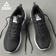 Peak Men's Shoes Lightness Running Shoes 2024 Summer New Arrival Mesh Surface Lightweight Shock Abso