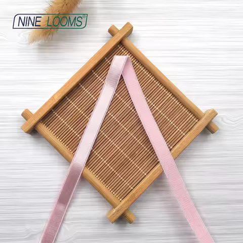 NINE LOOMS 3/8" 10mm Shiny Nylon Bra Strap Elastic Spandex Band Shoulder Tape Underwear Lingerie Dre