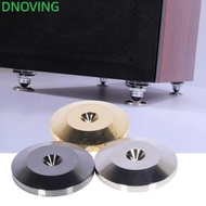 DNOVING Speaker Feet Pad, Copper Gold Speaker Spikes, Isolation Stand Base Pad Feet Speaker Amplifie
