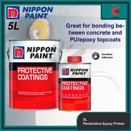 5L Nippon Paint Primer Paint Epoxy Primer  Expoxy Primer Cat Primer Paint Nippon Primer Tile Primer 